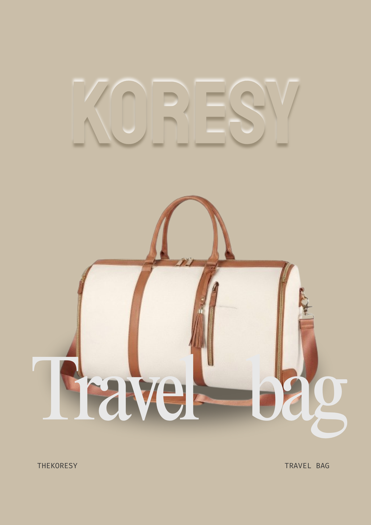 Essential 2-in-1 Foldable Garment Duffle Bag