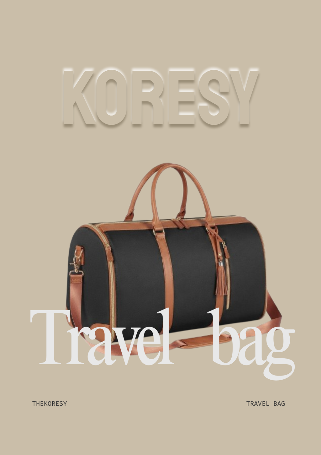 Essential 2-in-1 Foldable Garment Duffle Bag