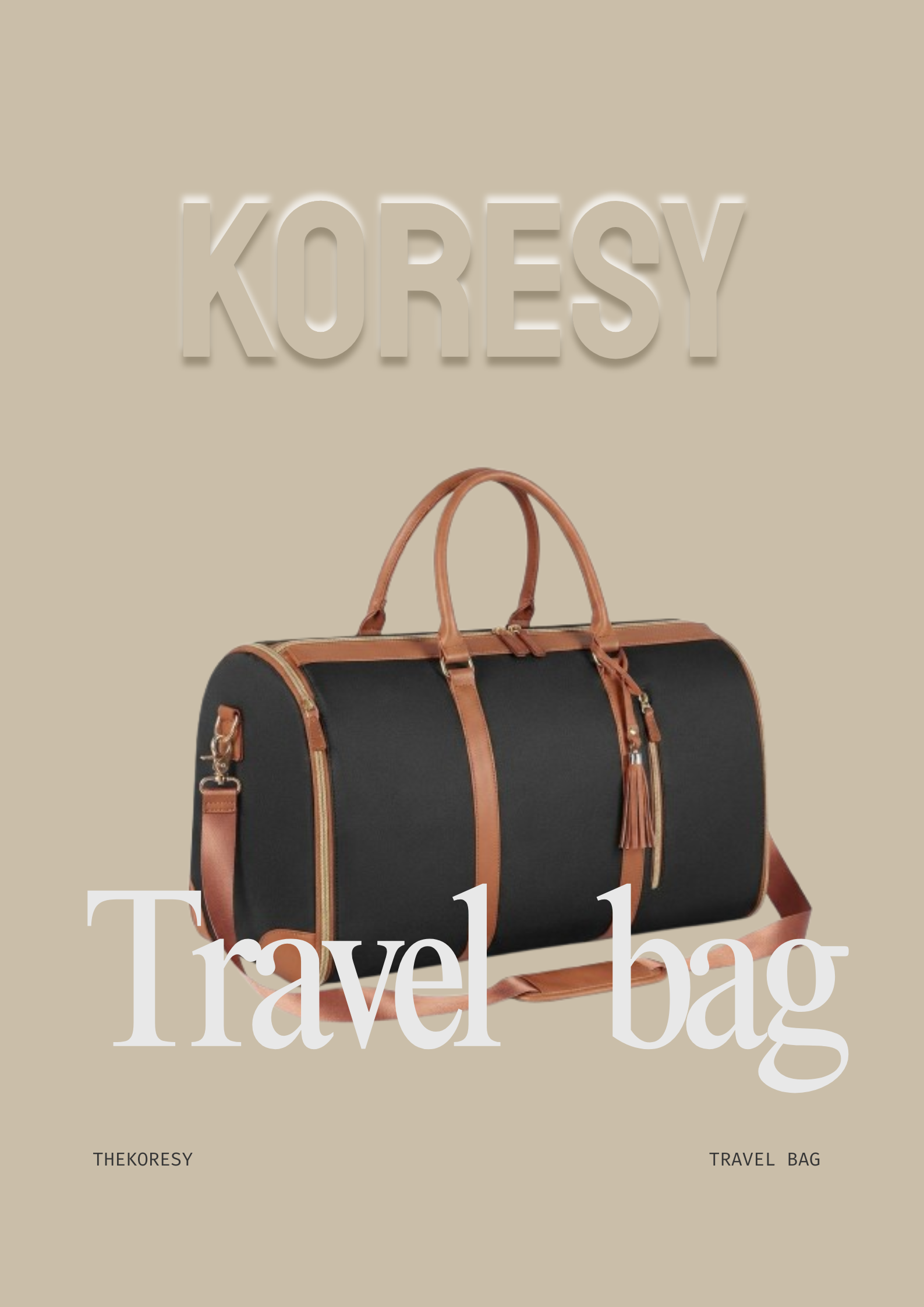 Essential 2-in-1 Foldable Garment Duffle Bag