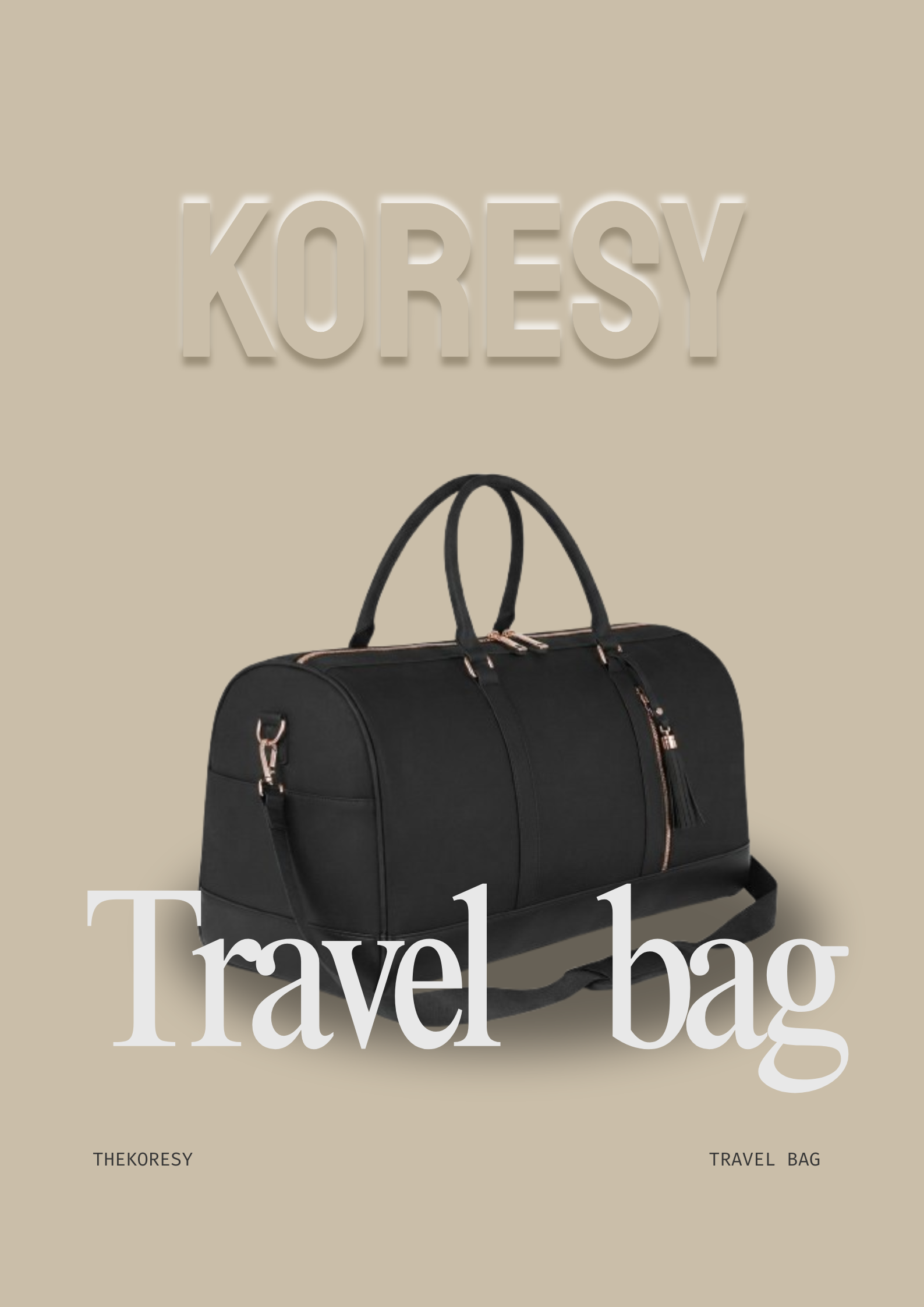 Koresy Travel Bag Black Edition